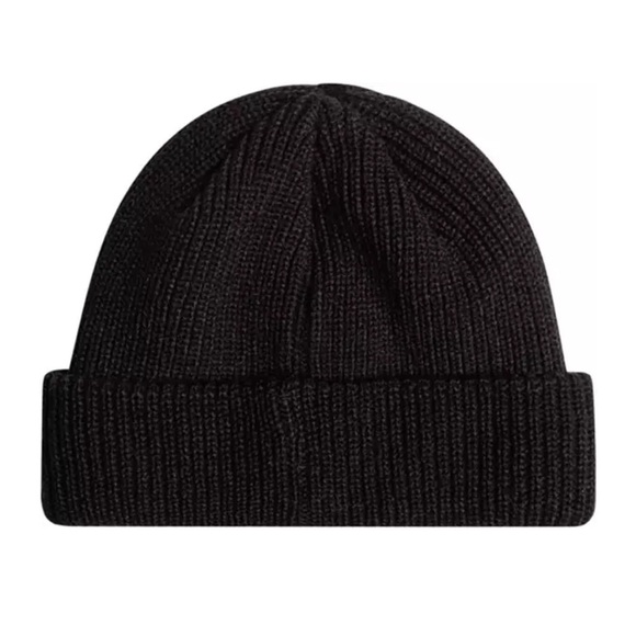Roxy Women's Freja Beanie Black Hat Double Layer Rib-Knit Acrylic Cozy NWT - Picture 6 of 7